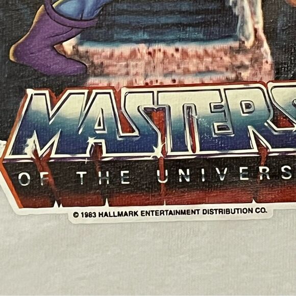 Vintage Single Stitch 1983 He-Man Masters Of The Universe Cartoon Graphic Tee - Picture 7 of 13